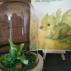 Tisser des mondes en veilleuses - Créations artisanales A quoi rêvent les dragons doux