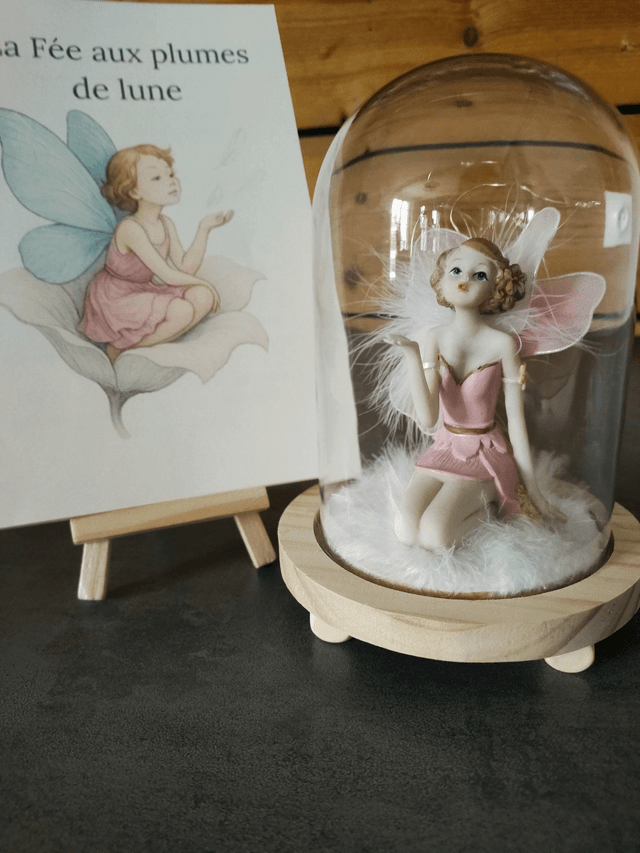 La Fée aux plumes de Lune : une veilleuse qui apprend à garder sa lumière la fée aux plumes de lune